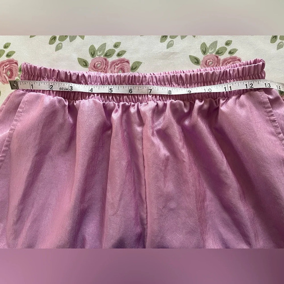 VINTAGE Rare St. Germain Retro 80s Swishy Pink & White Tracksuit Set Size Medium - Picture 8 of 12